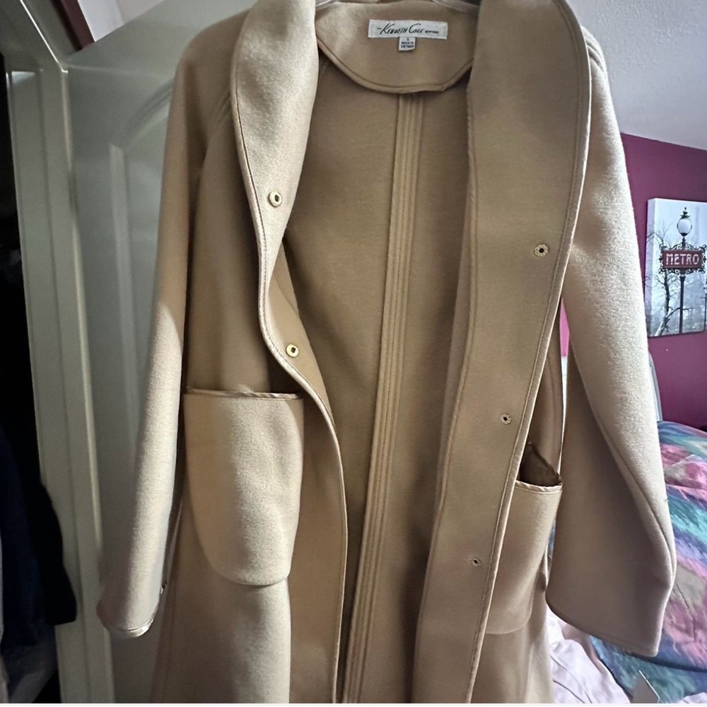 Kenneth Cole New York Women's Tan Trench Coat